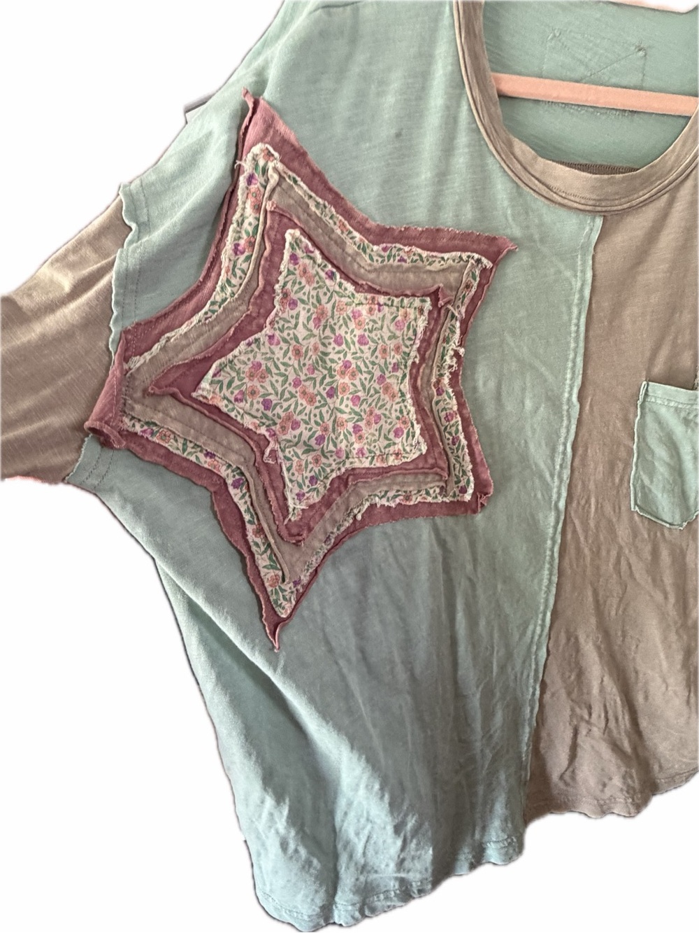 easel pastel mint and blush clothing tag - Picture 3 of 5